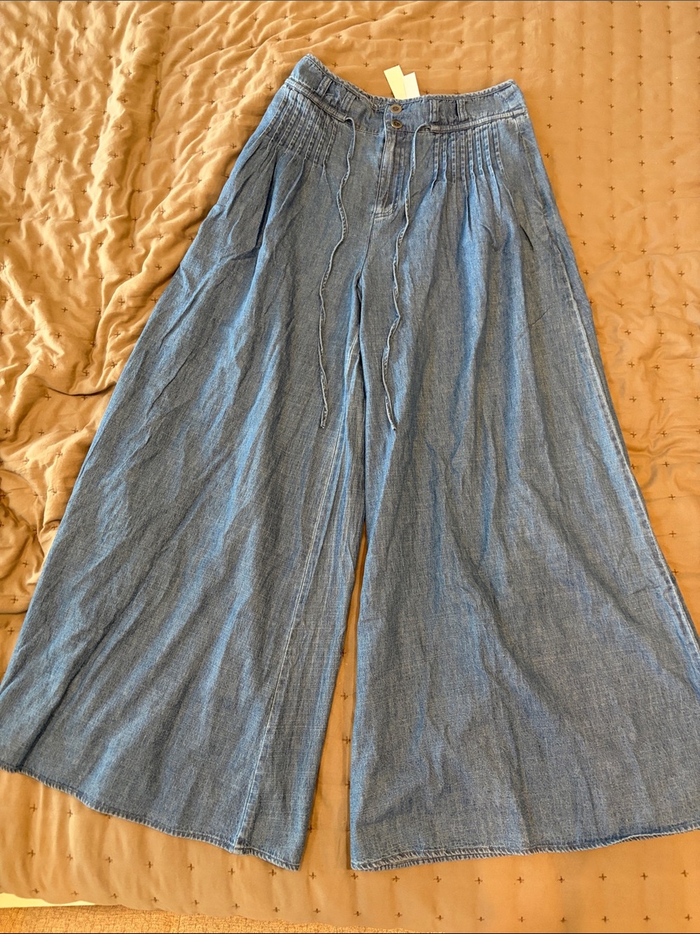 Mustard Seed Light Blue Wide Leg Jeans
